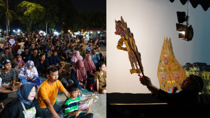 Ratusan Warga di Gresik Banjiri Pertunjukan Wayang Kulit PG, Lestarikan Budaya Bangsa