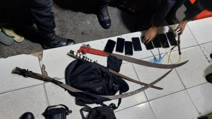 Gagalkan Aksi Tawuran, Polisi Bandar Lampung Amankan 11 Anggota Geng Motor