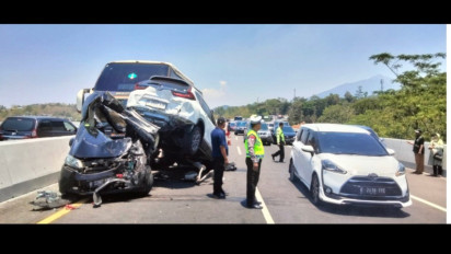 Kronologi Tabrakan Beruntun 6 Kendaraan di Tol Semarang, Berawal dari Sebuah Bus