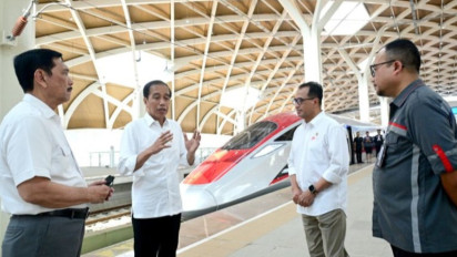 Senin Ini, Presiden Jokowi Bakal Kembali Naik Kereta Cepat Whoosh