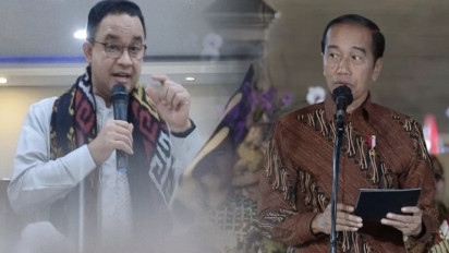 Sindir Proyek Strategis Nasional Titipan Kanan Kiri, Jokowi Tantang Anies: Tunjuk Aja!