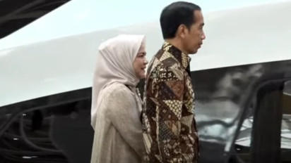 Presiden Jokowi Tempuh Halim-Padalarang Hanya 24 Menit dengan Kereta Cepat Jakarta-Bandung Whoosh