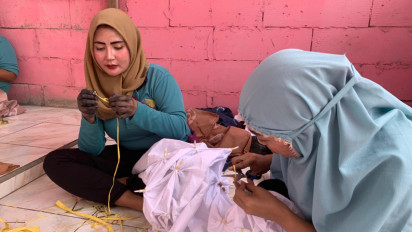 Hari Batik Nasional, Intip Karya Batik Warga Binaan Lapas dan Rutan Jatim yang Mendunia