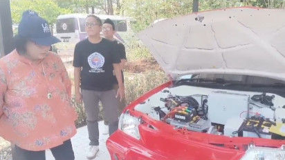 Kurangi Polusi, Mahasiswa Gunadarma di Depok Sulap Mobil Lama jadi Bertenaga Listrik