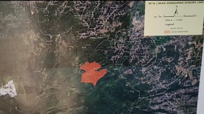 Ribuan Liter Air Telaga Sarangan Hari Ini akan Padamkan Kebakaran Hutan di Gunung Lawu