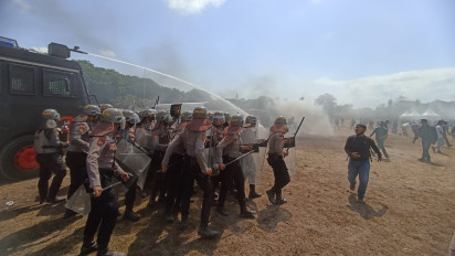 Polda Bali Gelar Simulasi Pengamanan Kota Jelang Pemilu Serentak