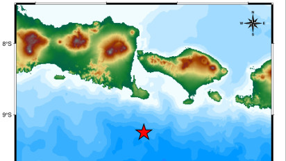 Gempa Bumi Berkekuatan 4,1 Magnitudo Terasa di Kuta, Bali