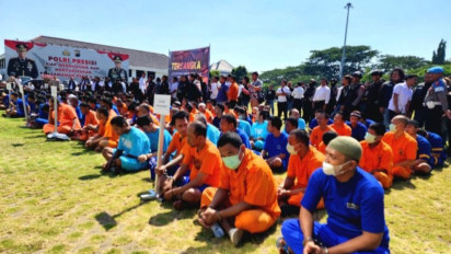 Polda Jateng Tangkap 293 Tersangka Kasus Pidana Pencurian, Wilayah Pati Terbanyak