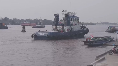 Kabut Asap Menutupi Alur Sungai, KSOP Sampit Keluarkan Notice To Marine