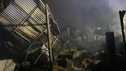 Dampak Kebakaran Kampung Pemulung, Bangunan Semipermanen Ludes Tak Ada Korban Jiwa