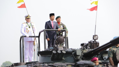 Jokowi Senang Tingkat Kepercayaan Masyarakat ke TNI Selalu Tinggi Capai 90 Persen