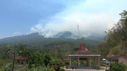 Riwayat Kebakaran Hutan Gunung Lawu di Ngawi, Wabup : ini Terbesar dan Pakai Water Bombing