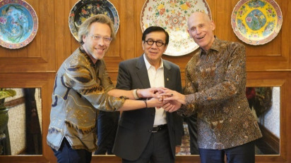 Working Lunch dengan Delegasi Belanda, Menkumham Bahas Sejumlah Isu 