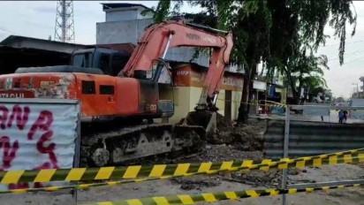 Proyek Pembangunan Drainase Pemko Medan Makan Korban, Satu Tewas Tertimpa Beton dan Tiga Terluka