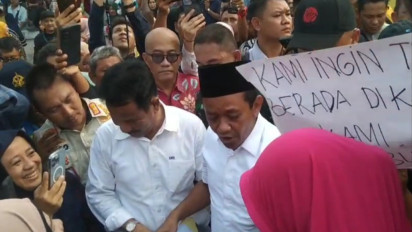 Kembali Temui Warga Rempang, Ini Sikap Warga kepada Menteri Investasi Bahlil Lahadalia