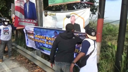 Safari Politik Anies Baswedan di Cililin Bandung Barat Diwarnai Pemasangan Spanduk Penolakan