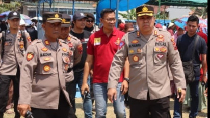 Kapolres Demak Patroli, Cek TPS Pilkades Serentak 2023