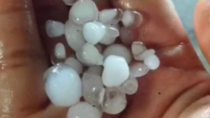 Lagi Musim Kemarau, Desa Kerisik Tuo Kabupaten Kerinci Jambi Malah Hujan Es! Ini Kata BMKG