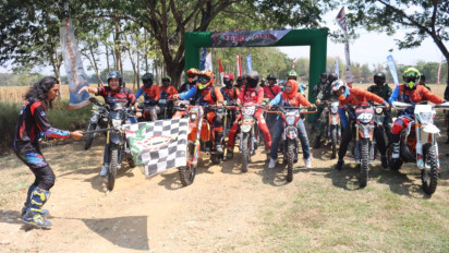 Ratusan Biker Ramaikan Blora Extreme #3 di HUT TNI