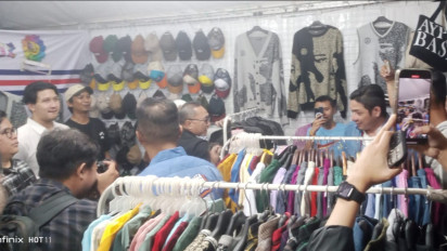 Bazaar PAN X Jakcloth Dibanjiri Konsumen, Diborong Zulkifli Hasan