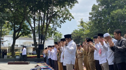Hujan Tak Kunjung Turun di Kota Bandung, Pemkot Gelar Shalat Istisqa Bersama ASN