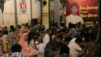 Warga di Sidoarjo Doakan Mas Gibran Lolos Seleksi Cawapres 2024