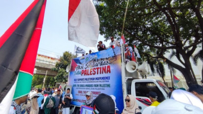 Dukung Kemerdekaan Palestina, FPI hingga Alumni 212 Gruduk Gedung Kedubes AS