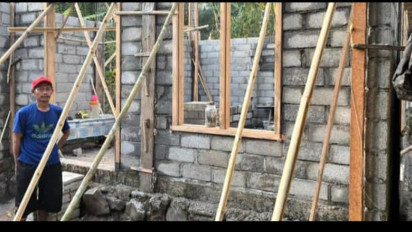 Puluhan Rumah Tak Layak Huni di Banyuwangi mulai Dibedah