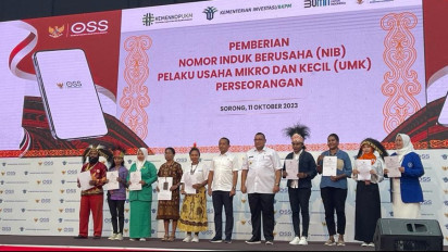 125 UMK Sorong Binaan PNM Terima NIB dari Kemeninves