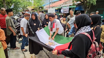 Jemaah Masjid Jami' Belawan Galang Dana dan Doa Bersama untuk Palestina