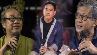 Soal Gibran Jadi Cawapres, Butet Kartaredjasa Bilang Begini, Rocky Gerung Malah sebut Kartu Jokowi