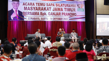 Dorong Penciptaan Lapangan Kerja, Ganjar Pranowo Bertemu 200 Pengusaha di Surabaya