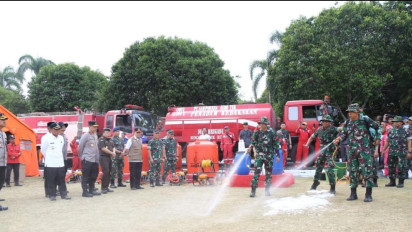 Pimpin Apel Kesiapan Penanganan Karhutla, Pj Gubernur Sumsel: Semua Elemen Harus Terlibat