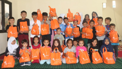 Ulang Tahun ke-39 MKN berbagi Paket Kado untuk Penyintas Gempa Cianjur 