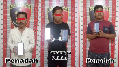 Polsek Pinangsori Tapteng Tangkap Pencuri Handphone dan Penadah
