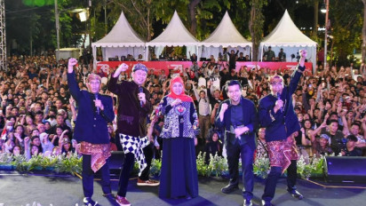 Puluhan Ribu Masyarakat Semarakkan Pesta Rakyat dan Fun Bike Jatim 2023