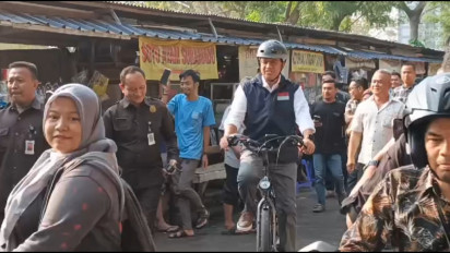 Anies Baswedan Ungkap Alasan Cek Kesehatan Naik Gowes Sepeda Dari Rumah