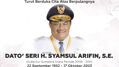 Kabar Duka, Gubernur Sumut ke-15 Syamsul Arifin Meninggal Dunia di RSPAD Jakarta