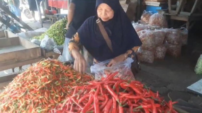 Harga Cabai Merah di Sidoarjo Terus Merangkak Naik, Capai 50 Ribu Rupiah per Kilogram