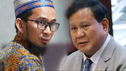 Didepan Prabowo Subianto, Ustaz Adi Hidayat Pernah Menyampaikan Hal Ini Bahkan Hingga Kebawa Mimpi, Katanya…