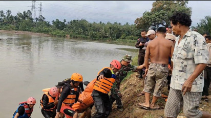 Dua Korban Hanyut Luapan Sungai Batang Ayumi Ditemukan di Bendungan Paya Sordang Padangsidimpuan