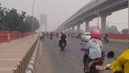 Kabut Asap Selimuti Palembang, Kualitas Udara AQI Capai Level Berbahaya 365 Poin