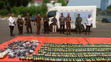 Barang Bukti dari Berbagai Jenis Narkoba Dimusnahkan oleh Kejari Jakpus