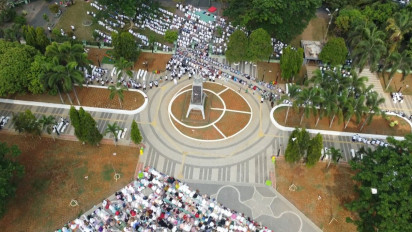Kemarau Panjang, Ribuan Warga Ciamis di 27 Kecamatan Gelar Sholat Istisqo Serentak
