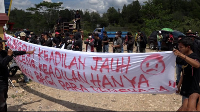 Tuding Laporan Mandek, Warga Sa’dan Geruduk Mapolres Toraja Utara 