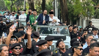 Surya Paloh  Kembali  Ungkap  Cobaan di Balik Proses Bersatunya  Anies-Muhaimin: Kita Seakan Dibuat Tak Berdaya!