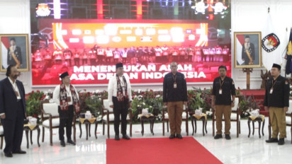 Berkas Pendaftaran Anies-Muhaimin Masuk KPU. Hasyim: Dinyatakan Lengkap, Selanjutnya...