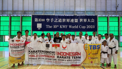 Karateka ASKI Raih 6 Medali di KWF World Cup Tokyo 2023
