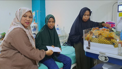 AAS Community Bantu Balita Penderita Gizi Buruk Berobat ke Rumah Sakit