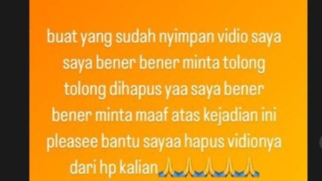 Polisi Minta Warga Tak Sebar Video Asusila Diduga Mahasiswi Batam Viral, Akun Medsos Diretas Mantan Pacar
            - galeri foto